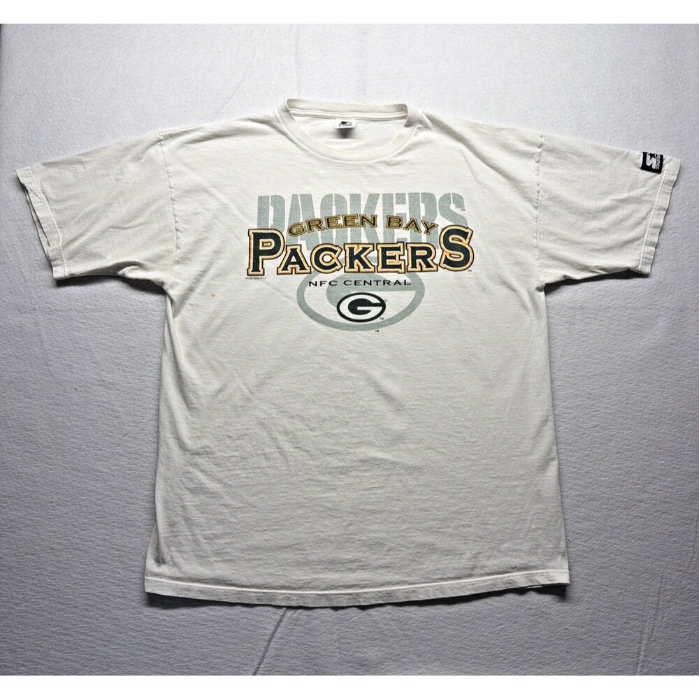 Vintage 90s STARTER Green Bay Packers Made In USA T-Shirt - Men's XL
